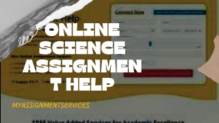 Online science assignment help