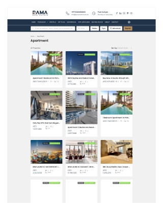 Furnished Apartments for Sale in Dubai