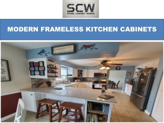 Modern Frameless Kitchen Cabinets-Gurnee