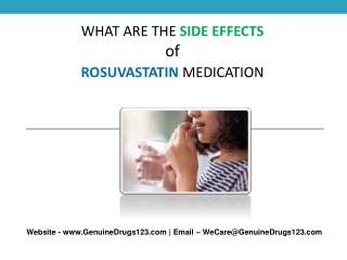 What are the most common Side effects of Rosuvastatin