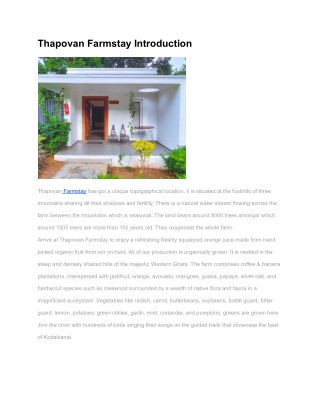 Best Villas Best Cottages Best Homestay In Kodaikanal