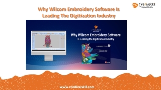 Wilcom Embroidery Software Leading The Embroidery Digitizing Industry