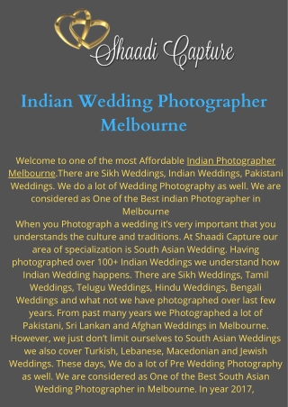 Indian Photographer Melbourne  Shaadicapture