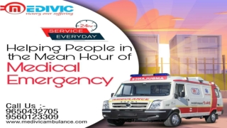 Medivic Ambulance Service in Delhi and Patna- Committed to Serve