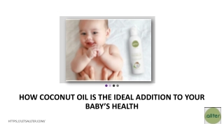 Best coconut oil for baby massage in India .