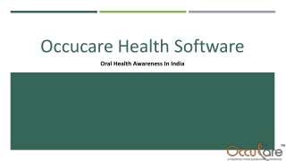 Oral Health Awareness In India