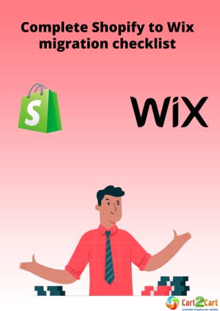 Complete Shopify to Wix migration checklist