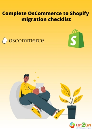 Complete OsCommerce to Shopify migration checklist