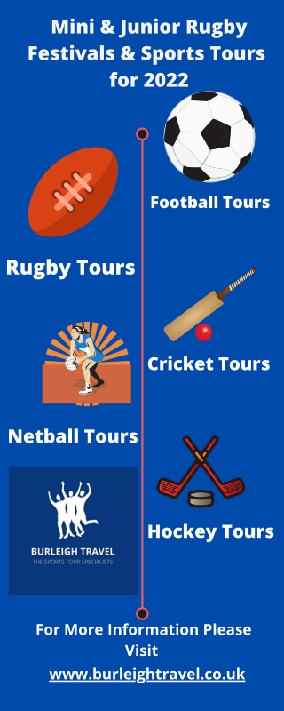 Mini & Junior Rugby Festivals & Sports Tours  for 2022