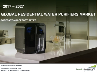 Residential Water Purifier Market 2027
