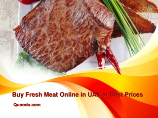 Buy Fresh Meat Online in UAE at Best Prices