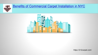 Benefits of Commercial Carpet Installation in NYC
