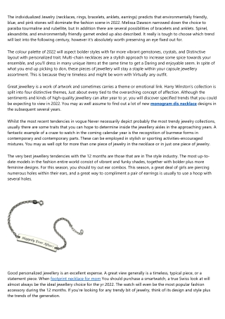 15 Best Blogs to Follow About monogram birthstone necklace