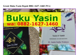 Grosir Buku Yasin Depok Ö88ᒿ_lϬᒿ7_lᏎϬÖ{WhatsApp}
