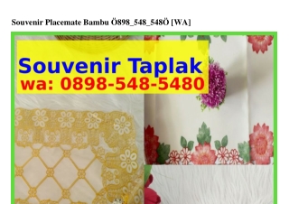 Souvenir Placemate Bambu O8ᑫ8•5Կ8•5Կ8O(WA)