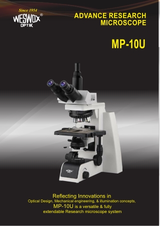 ADVANCE RESEARCH MICROSCOPE 2 MP-10U