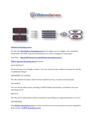 Offshore web hosting