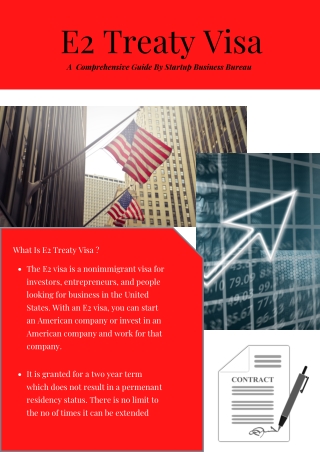A Comprehensive Guide To E2 Treaty Visa | Startup Business Bureau