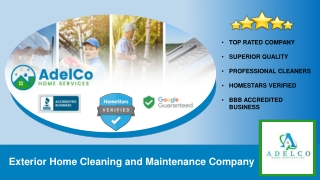 AdelCo Home Services Inc - Exterior Home Cleaning and Maintenance Company