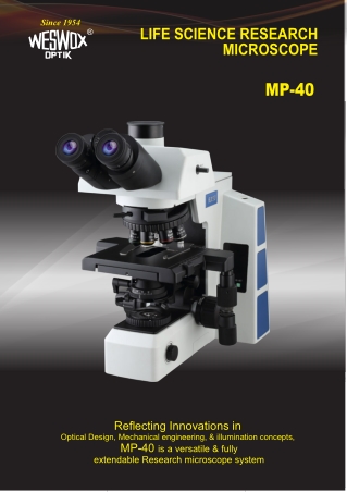 LIFE SCIENCE RESEARCH MICROSCOPE mp-40