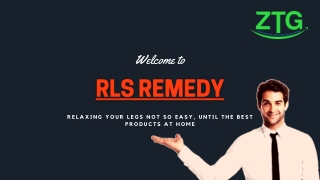 Find The Best RLS Home Solutions | RLS Remedy