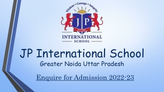 JP International School, Top Ranked CBSE School in Greater Noida