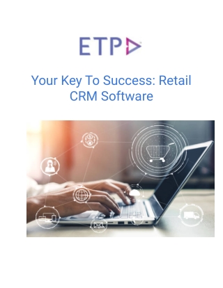 Your Key To Success: Retail CRM Software