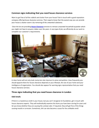 Common signs indicating that you need house clearance services-converted