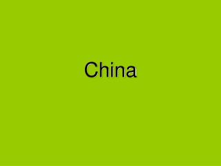 China