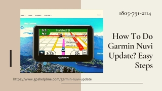 Garmin Nuvi Update -Get Help Now 1-8057912114 Garmin Update Tips & Tricks