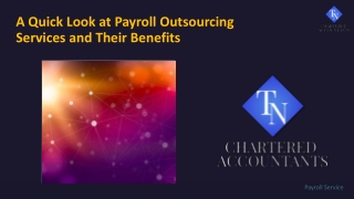 A Quick Look at Payroll Outsourcing Services and Their Benefits