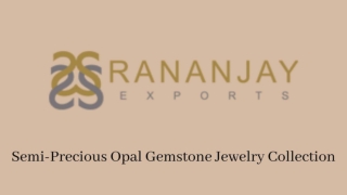 Semi-Precious Opal Gemstone Ring Collection