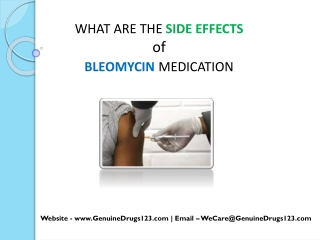 Does Bleomycin cause Hair loss
