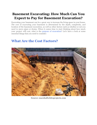 Basement Excavating_ How Much Can You Expect to Pay for Basement Excavation_
