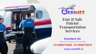 Get Air Ambulance in Bangalore and Chennai with Top-Notch ICU Expert