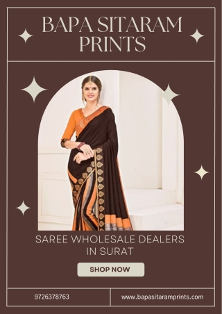 Saree Wholesale Dealers in Surat