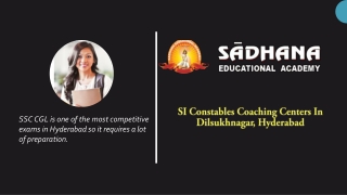 SI Constables Coaching Centers In Dilsukhnagar, Hyderabad