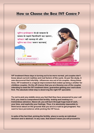 How to Choose the Best IVF Centre