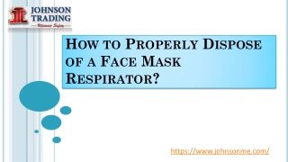 How to Properly Dispose of a Face Mask Respirator