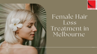 Female Hair Loss Treatment In Melbourne