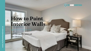 Professional Interior Painters in Calgary | My Home Handyman