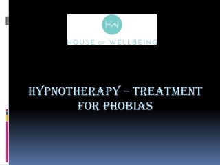 Hypnotherapy – Treatment for Phobias