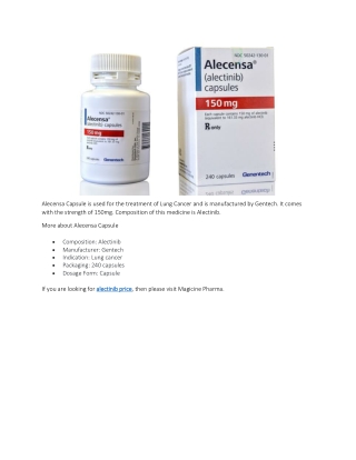 alectinib price
