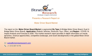 Motor Driver Board Market Trends, Dynamics & Market Insights