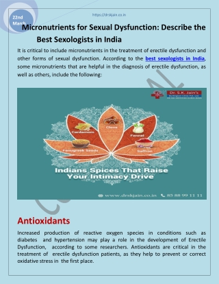Best Sexologists in India
