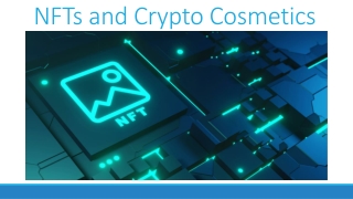 NFTs and Crypto Cosmetics