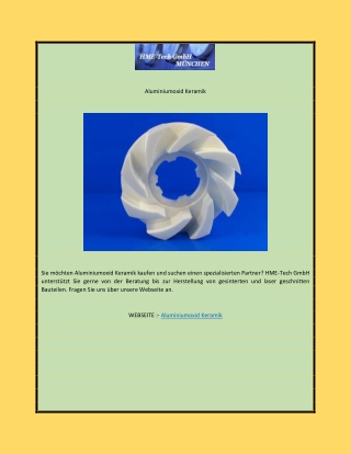 Aluminiumoxid Keramik