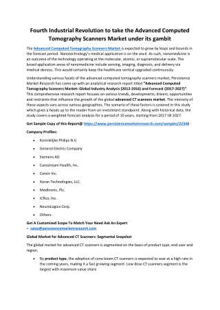 Advanced Computed Tomography Scanners Market