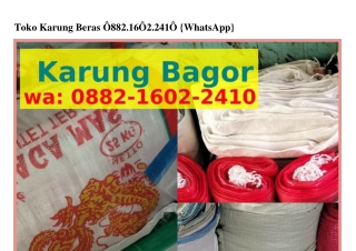 Toko Karung Beras