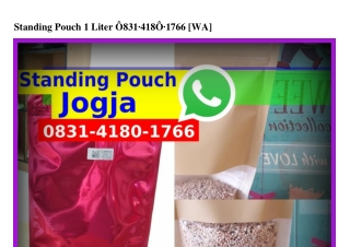 Standing Pouch 1 Liter ౦83l-Կl8౦-lᜪ66{WA}